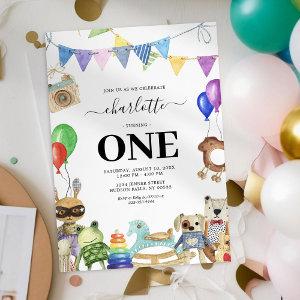 Vintage Play Date First Birthday