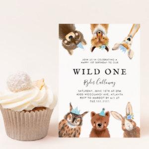 Wild One Woodland Animals First Birthday Party