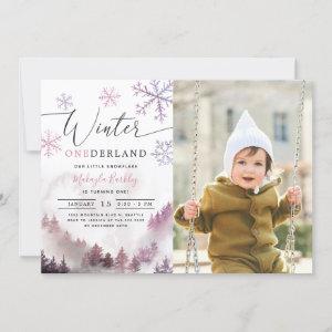 Winter ONEderland Girl 1st Birthday